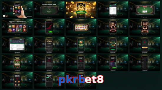 Main screen of Pkrbet8 bet page for PK players